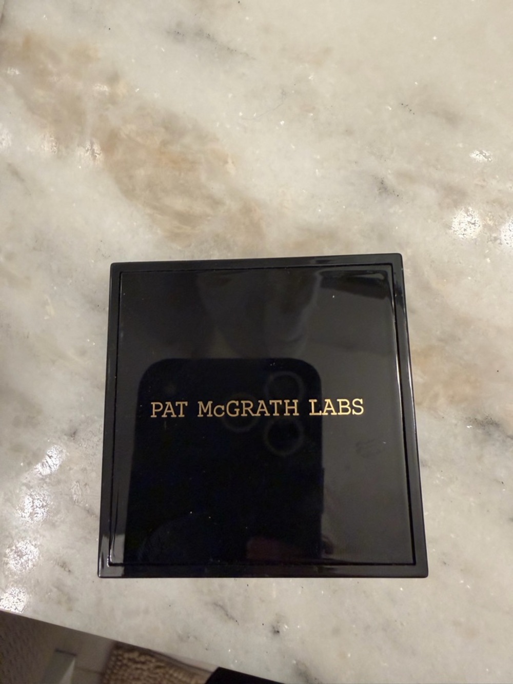 Pat McGrath Blush Compact - Black & Gold Lettering